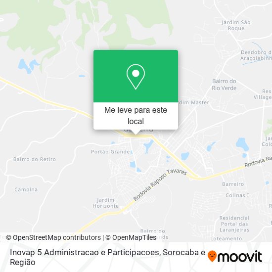 Inovap 5 Administracao e Participacoes mapa