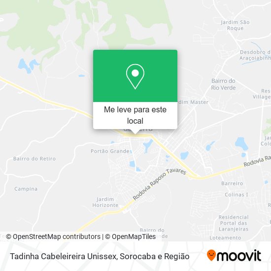 Tadinha Cabeleireira Unissex mapa