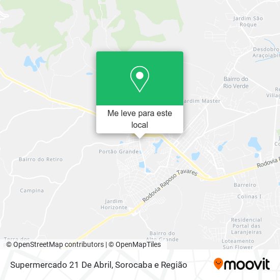 Supermercado 21 De Abril mapa