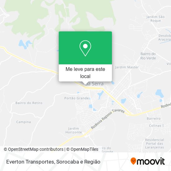 Everton Transportes mapa