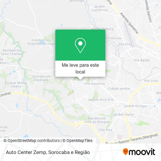 Auto Center Zemp mapa