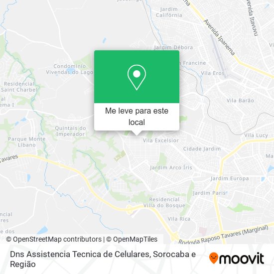 Dns Assistencia Tecnica de Celulares mapa