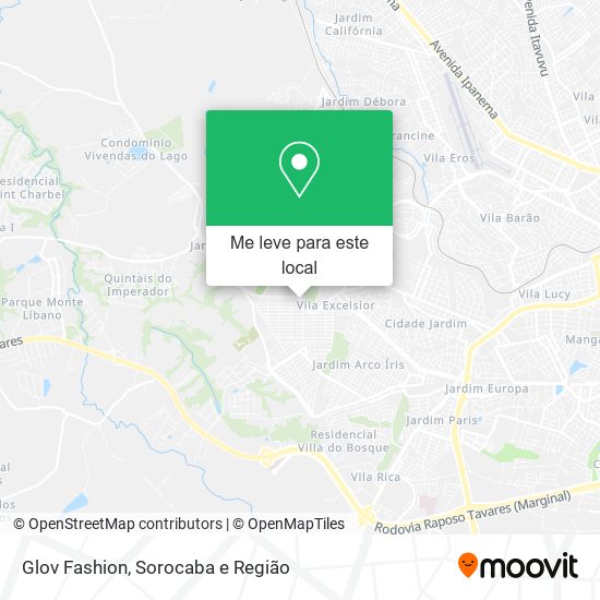 Glov Fashion mapa