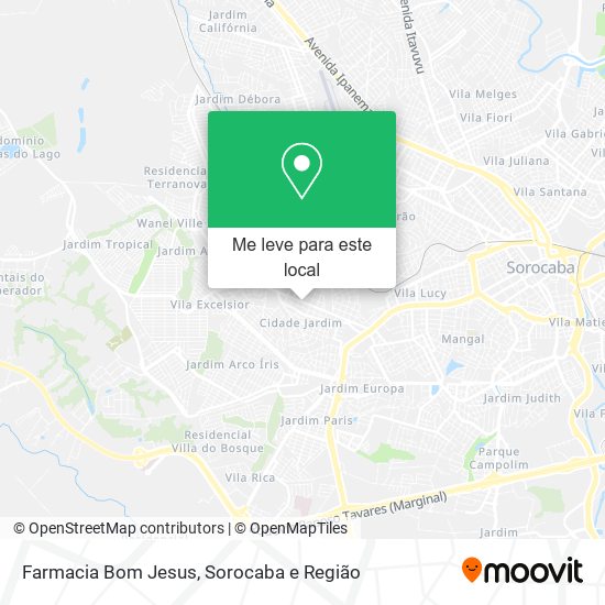 Farmacia Bom Jesus mapa