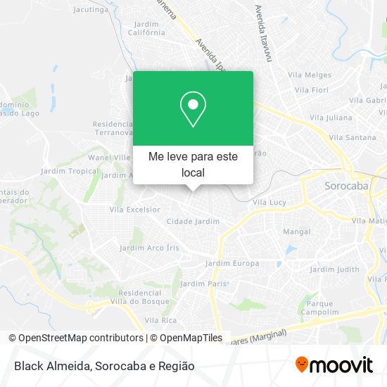 Black Almeida mapa