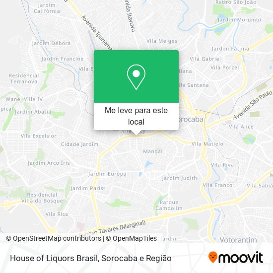 House of Liquors Brasil mapa