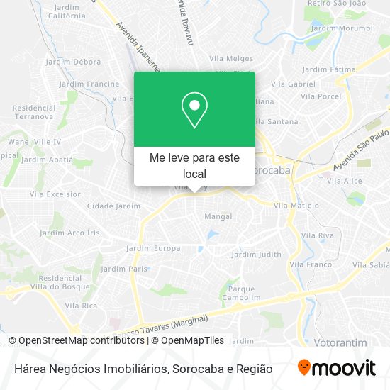 Hárea Negócios Imobiliários mapa