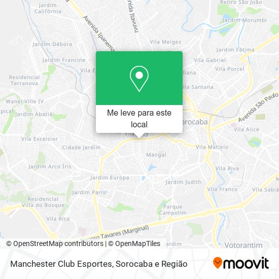 Manchester Club Esportes mapa