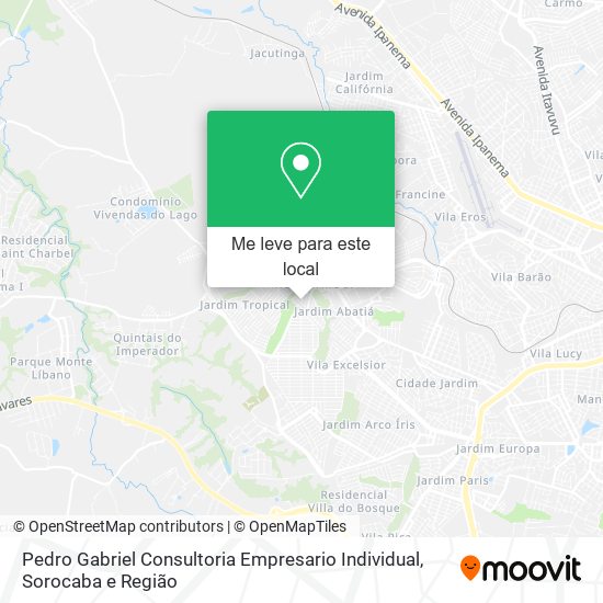 Pedro Gabriel Consultoria Empresario Individual mapa