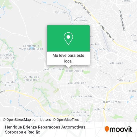 Henrique Brienze Reparacoes Automotivas mapa