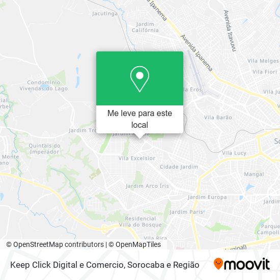 Keep Click Digital e Comercio mapa