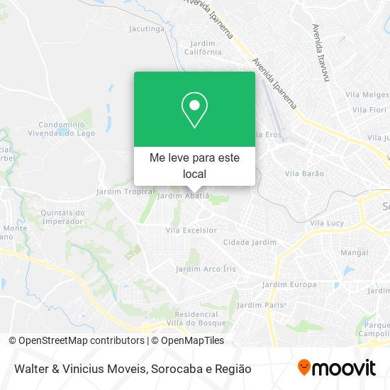 Walter & Vinicius Moveis mapa