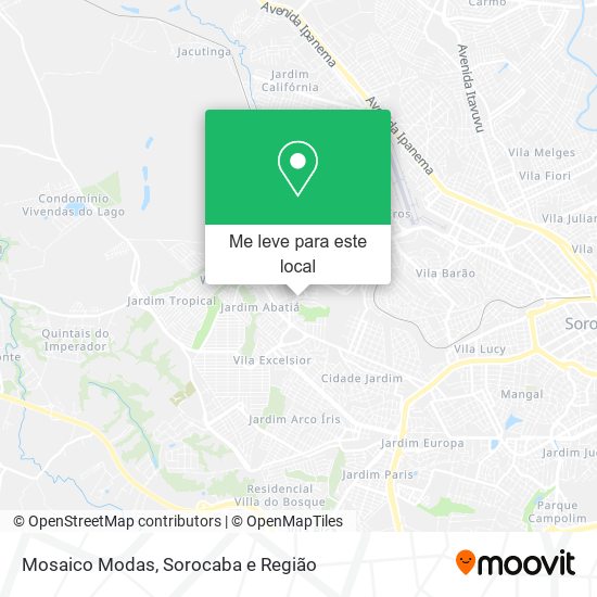 Mosaico Modas mapa