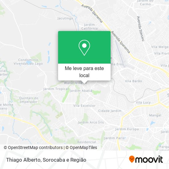 Thiago Alberto mapa