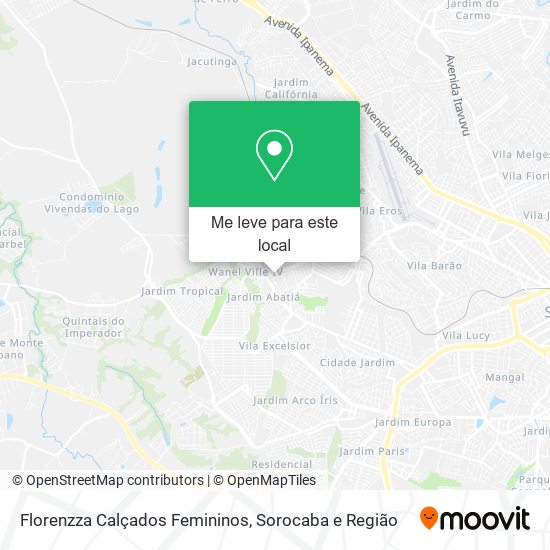 Florenzza Calçados Femininos mapa