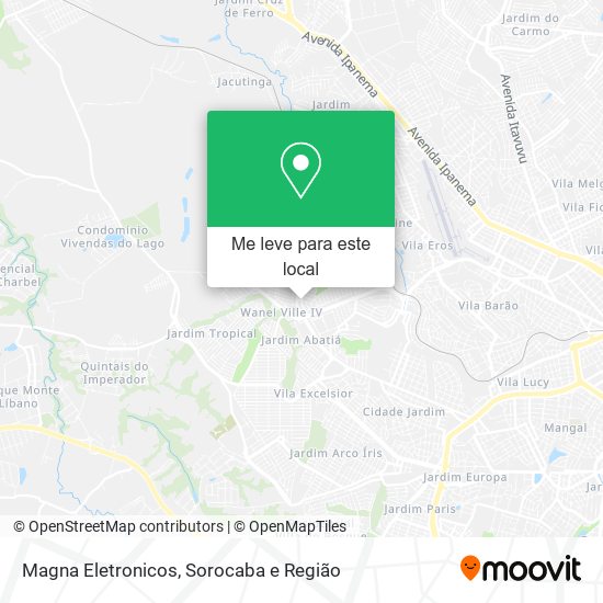 Magna Eletronicos mapa