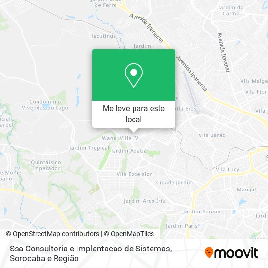 Ssa Consultoria e Implantacao de Sistemas mapa