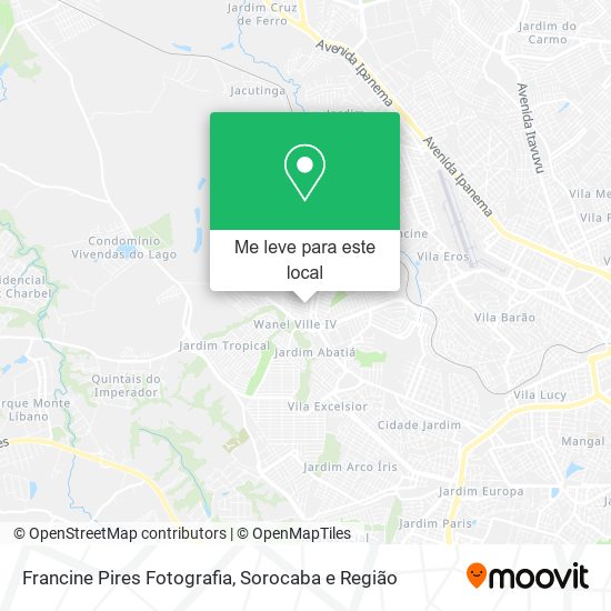 Francine Pires Fotografia mapa