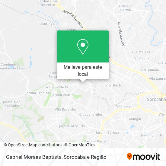 Gabriel Moraes Baptista mapa