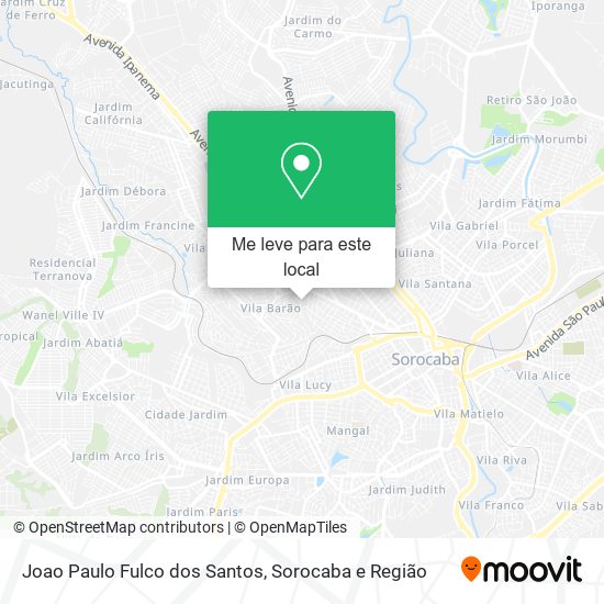 Joao Paulo Fulco dos Santos mapa