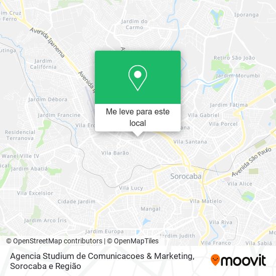 Agencia Studium de Comunicacoes & Marketing mapa