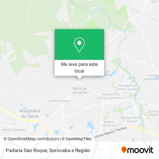 Padaria Sao Roque mapa