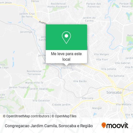 Congregacao Jardim Camila mapa