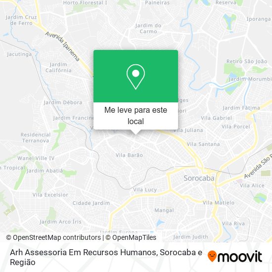 Arh Assessoria Em Recursos Humanos mapa