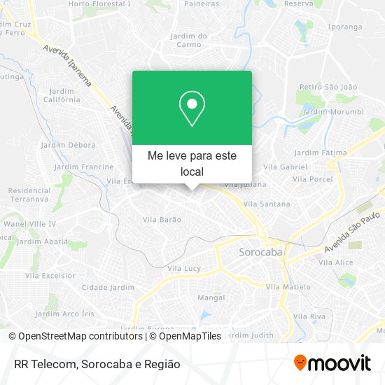 RR Telecom mapa