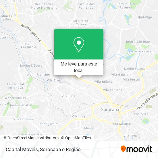 Capital Moveis mapa