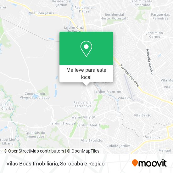 Vilas Boas Imobiliaria mapa