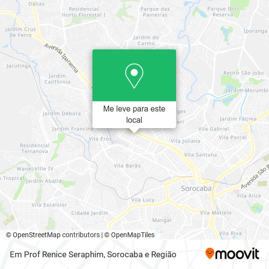 Em Prof Renice Seraphim mapa