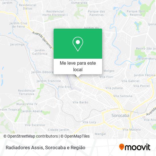 Radiadores Assis mapa