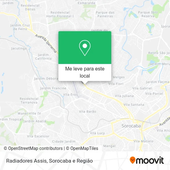 Radiadores Assis mapa