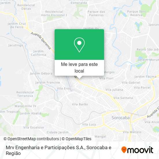 Mrv Engenharia e Participações S.A. mapa