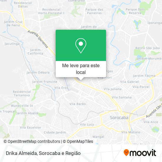 Drika Almeida mapa