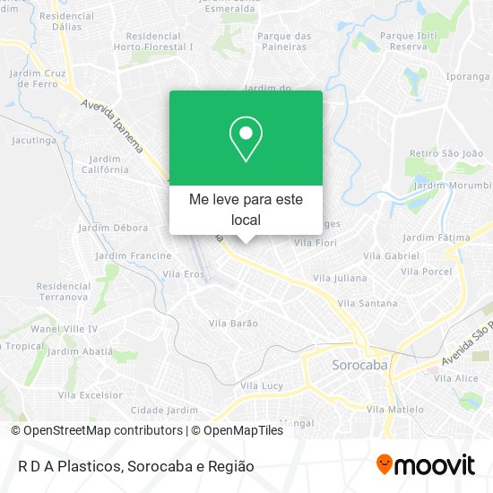 R D A Plasticos mapa