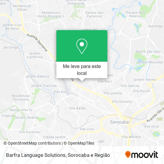 Barfra Language Solutions mapa