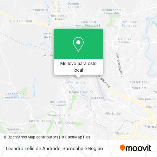 Leandro Lelis de Andrade mapa