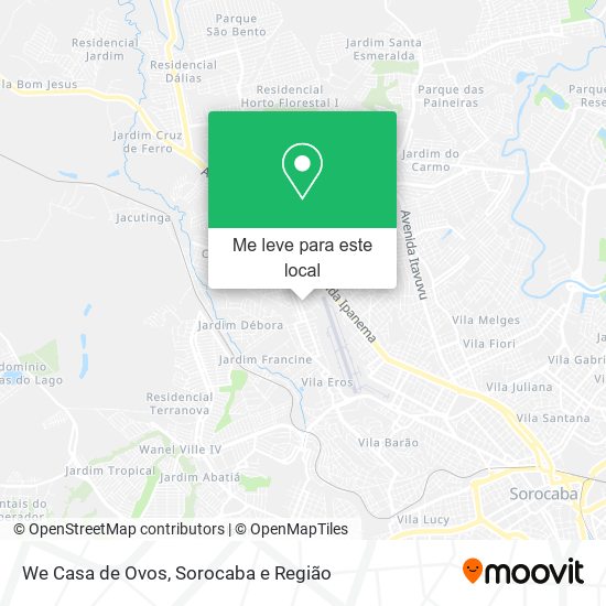 We Casa de Ovos mapa