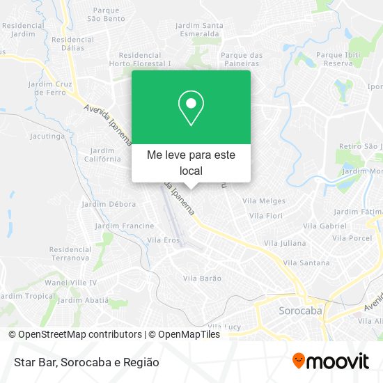 Star Bar mapa