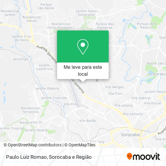 Paulo Luiz Romao mapa