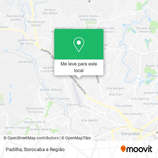 Padilha mapa