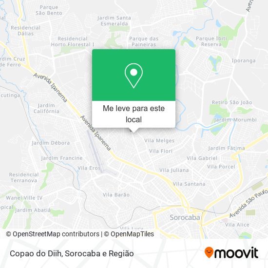 Copao do Diih mapa