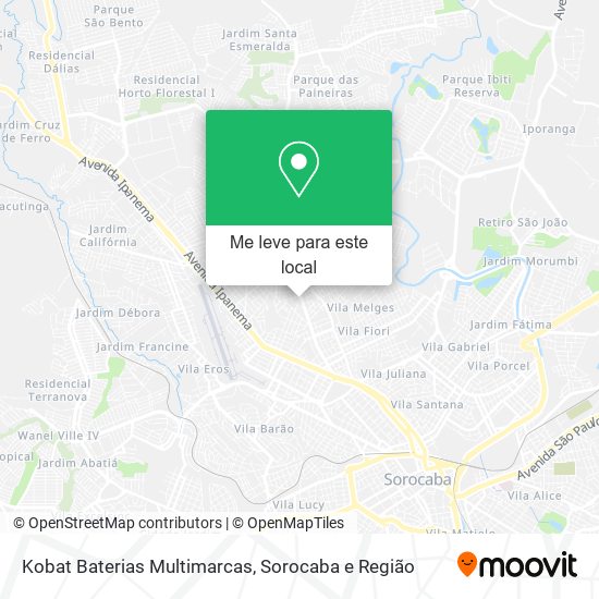 Kobat Baterias Multimarcas mapa