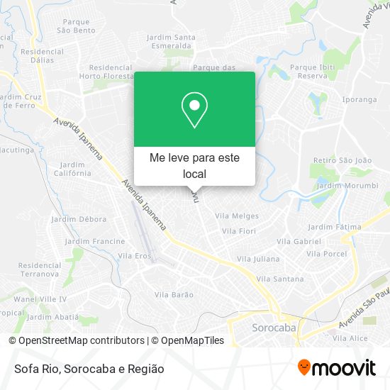 Sofa Rio mapa