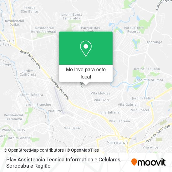 Play Assistência Técnica Informática e Celulares mapa