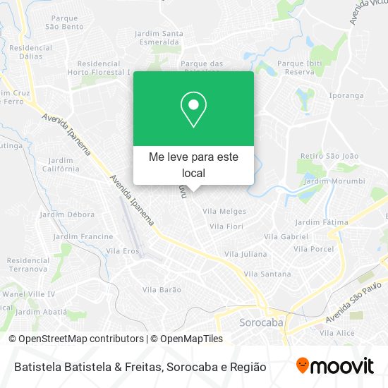 Batistela Batistela & Freitas mapa