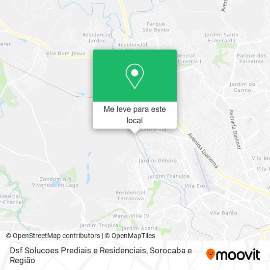 Dsf Solucoes Prediais e Residenciais mapa