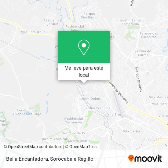 Bella Encantadora mapa